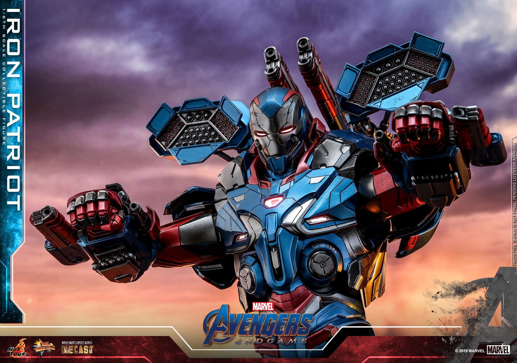 Hot Toys MMS547D34 Avengers: Endgame 1/6 Iron Patriot