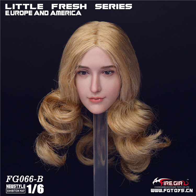 Fire Girl Toys FG066 1/6 European and American sweet women headsculpt