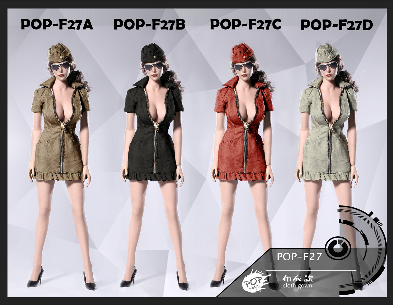 POPTOYS F27 Sexy War women suit