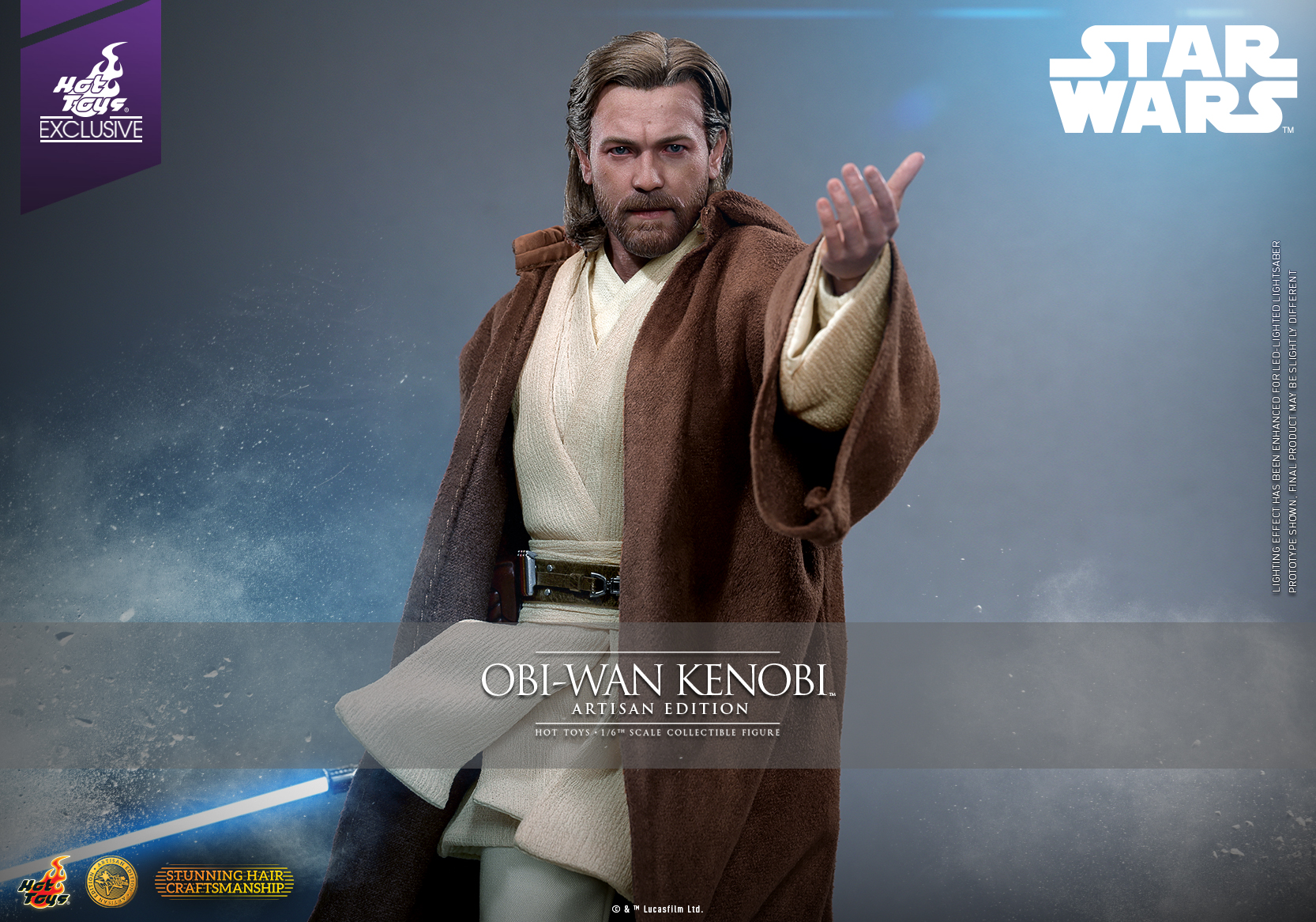 Hot Toys MMS809AE Star Wars: Attack Of The Clones - Obi-Wan Kenobi (Artisan Edition) [Hot Toys Exclusive]