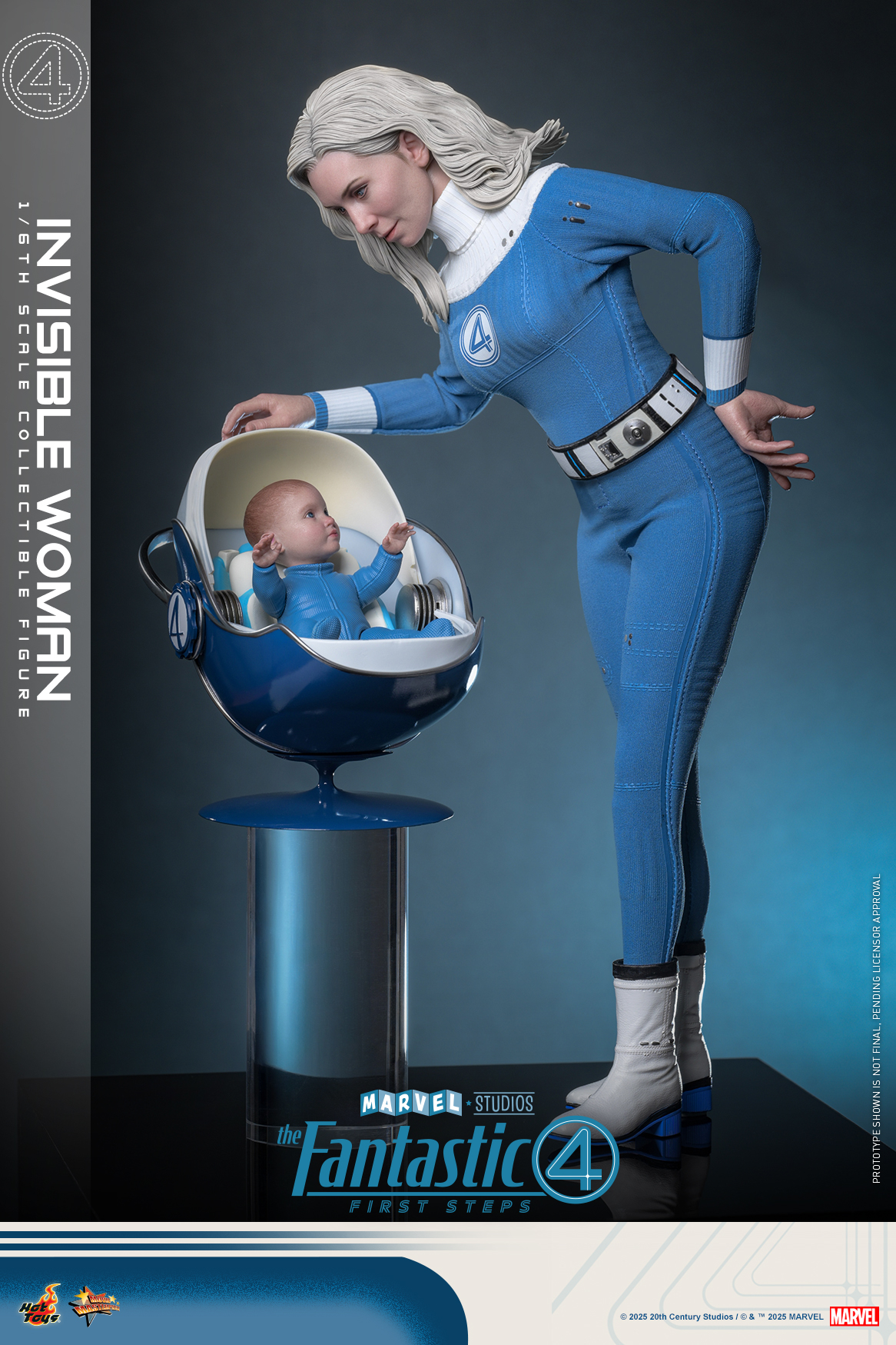 Hot Toys MMS823 The Fantastic Four: First Steps - Invisible Woman