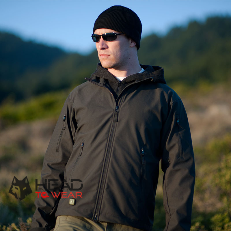 เสื้อแจ็คเก็ต Tactical กันน้ำ : สีดำ Black รหัส JT001