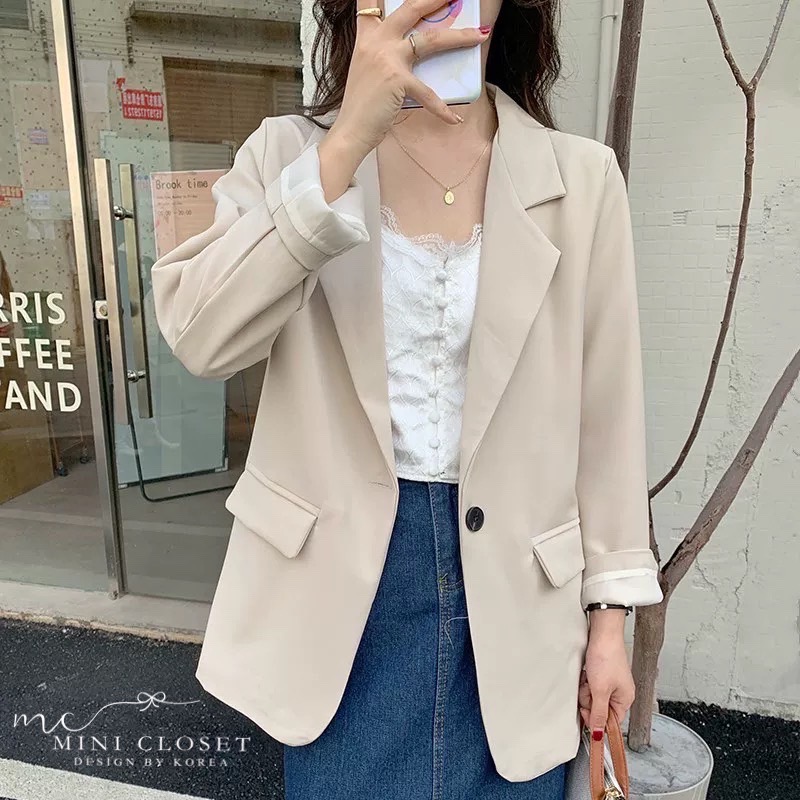เบลเซอร์สูทสไตล์เกาหลี เสื้ออก42 นิ้ว