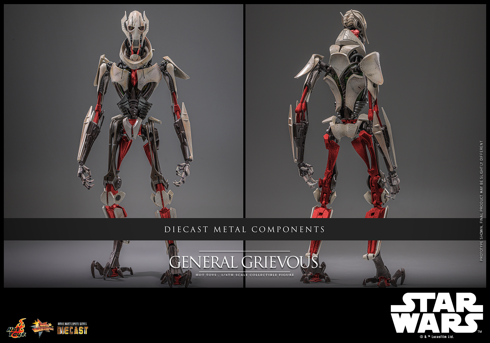 Hot Toys MMS760D67 Star Wars Episode III: Revenge of the Sith - General Grievous