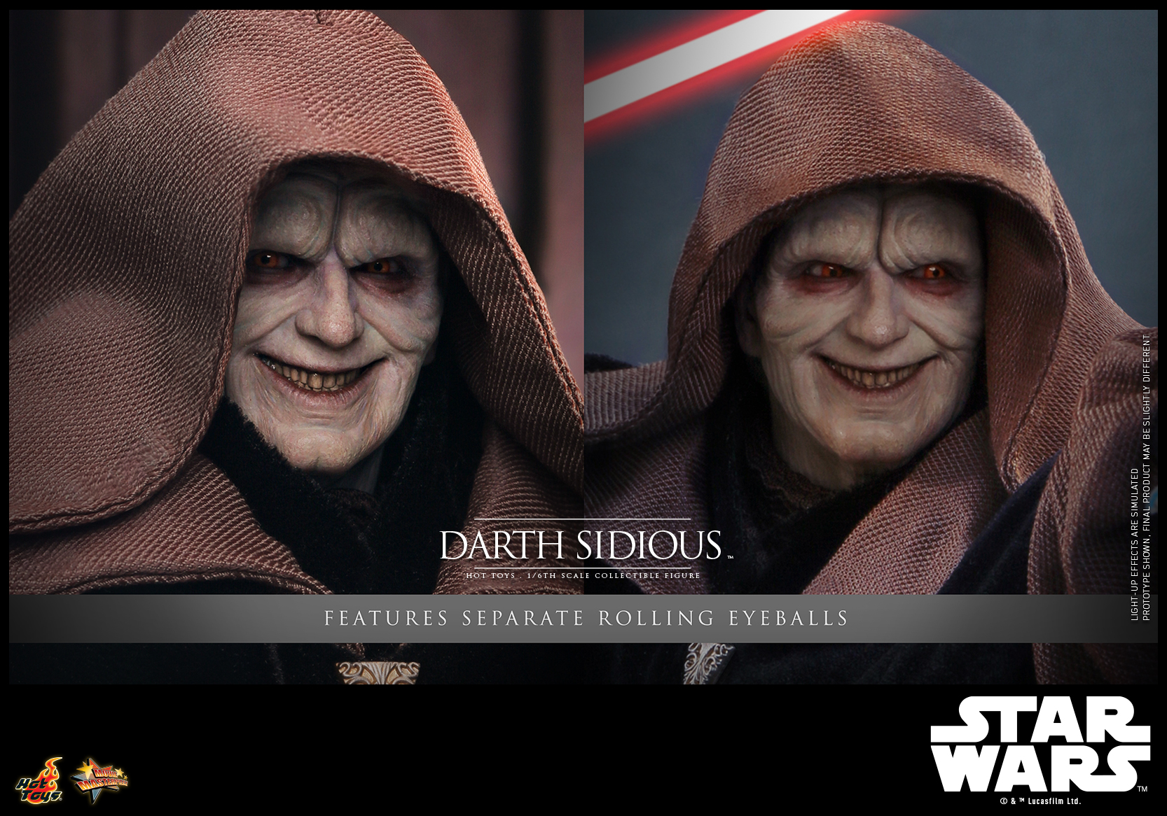 Hot Toys MMS745 Star Wars: Revenge of the Sith - Darth Sidious