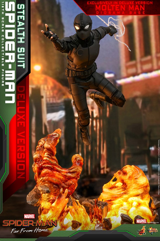 Hot Toys MMS541 Spider-Man: Far From Home - Spider-Man (Stealth Suit) (Deluxe Version)