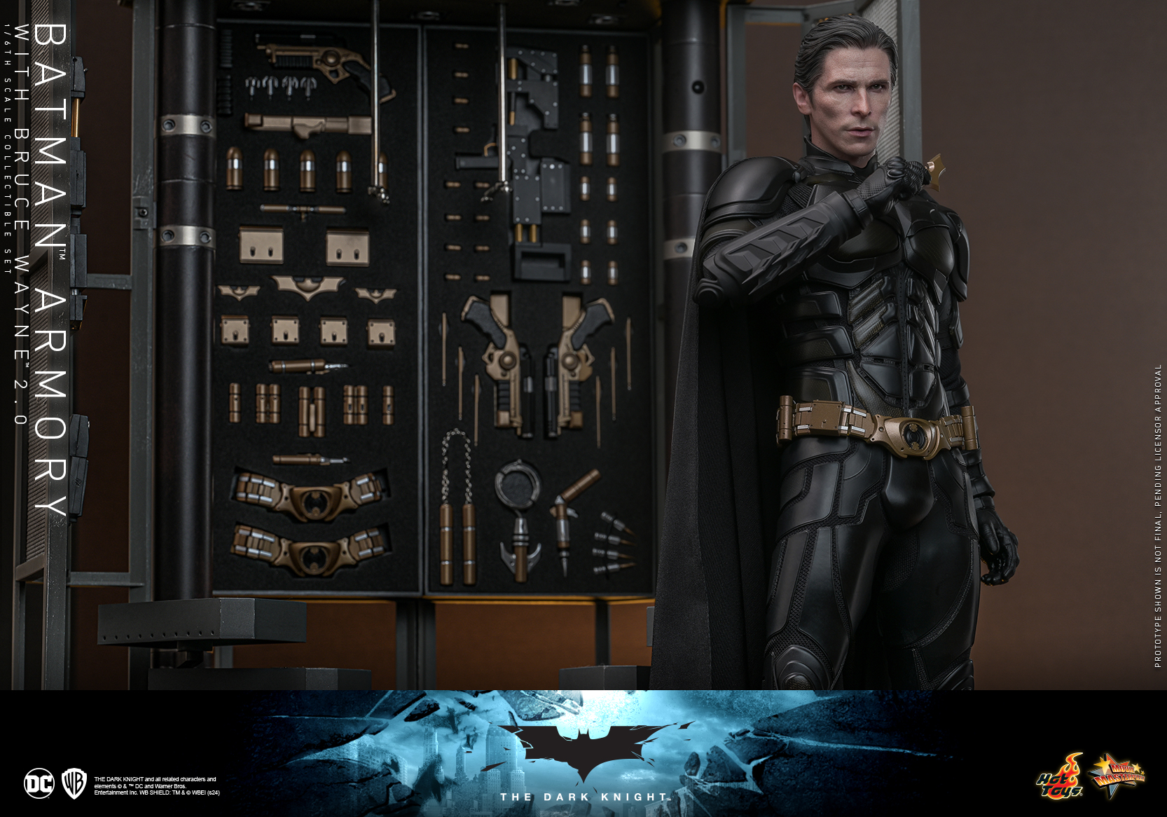 Hot Toys MMS750 The Dark Knight - Batman Armory with Bruce Wayne (2.0)