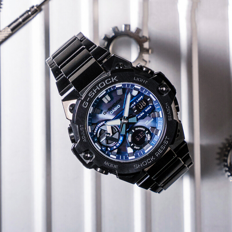CASIO นาฬิกาข้อมือผู้ชาย G-SHOCK รุ่น GST-B400BD-1A2DR นาฬิกา นาฬิกาข้อมือ นาฬิกาผู้ชาย Tough Solar (พลังงานแสงอาทิตย์) Bluetooth GST-B400BD-1A2