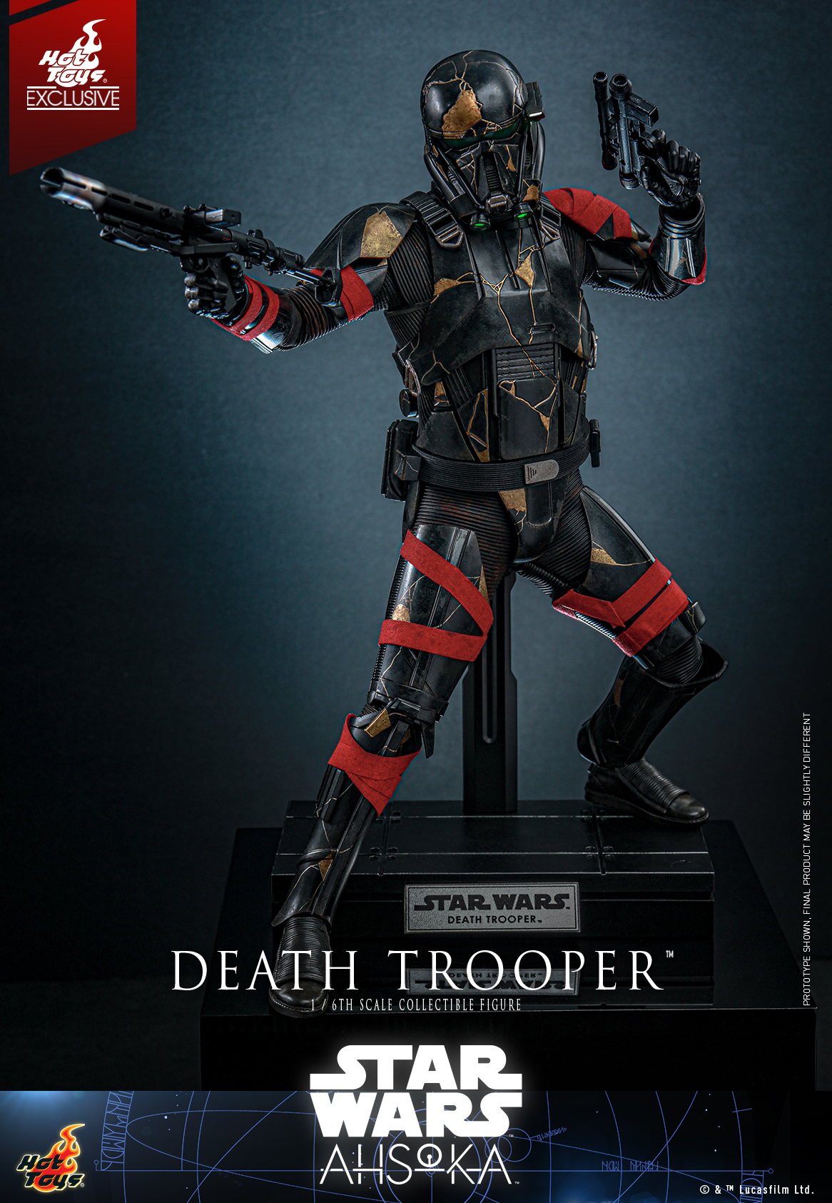 Hot Toys TMS134 Star Wars: Ahsoka - Death Trooper [Hot Toys Exclusive]