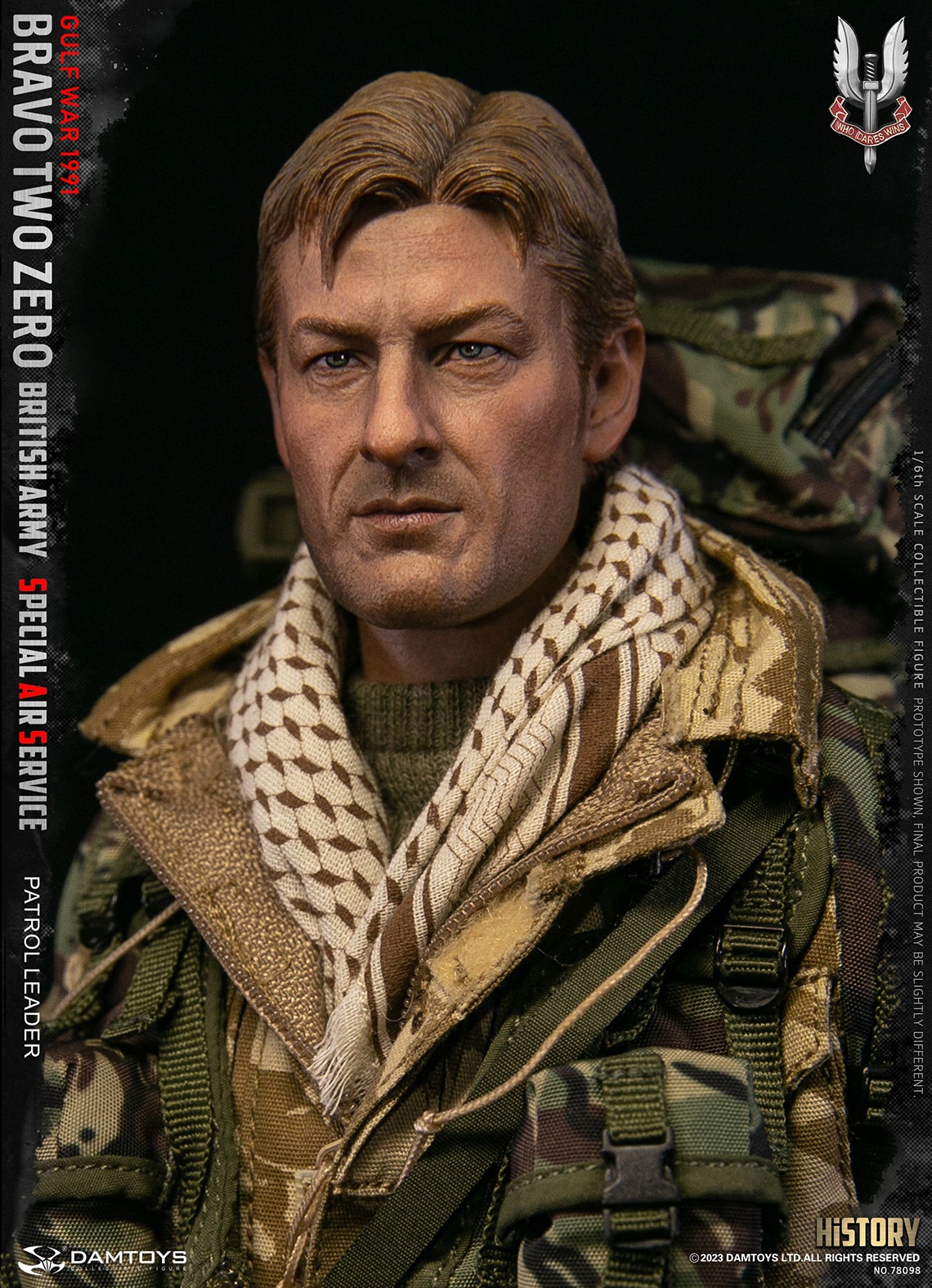 DAMTOYS 78098 1/6 "Bravo Two Zero" British Army Special Air Service (SAS) Patrol Leader