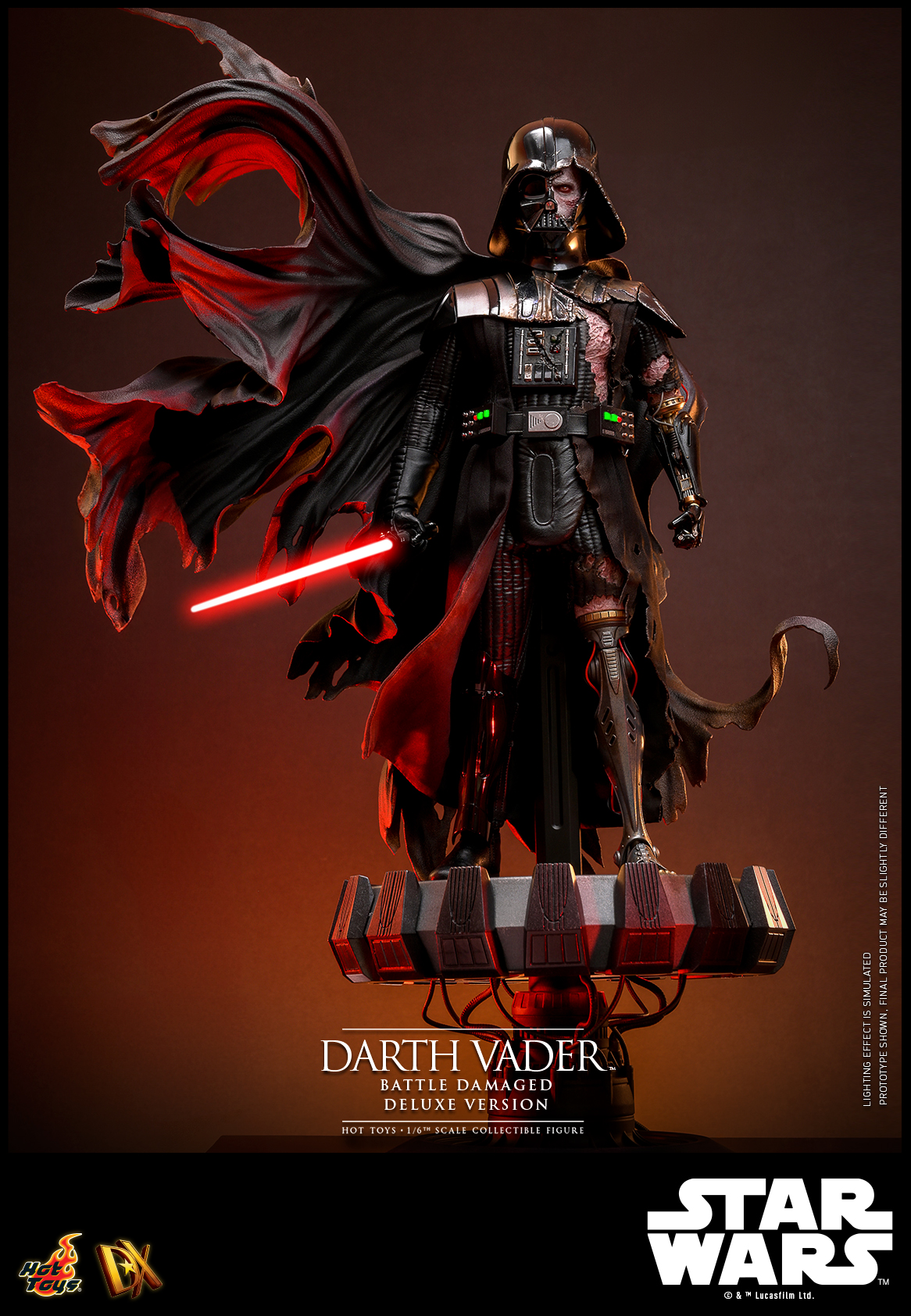 Hot Toys DX45B Star Wars - Darth Vader (Battle Damaged) (Deluxe Version) (Special Edition)