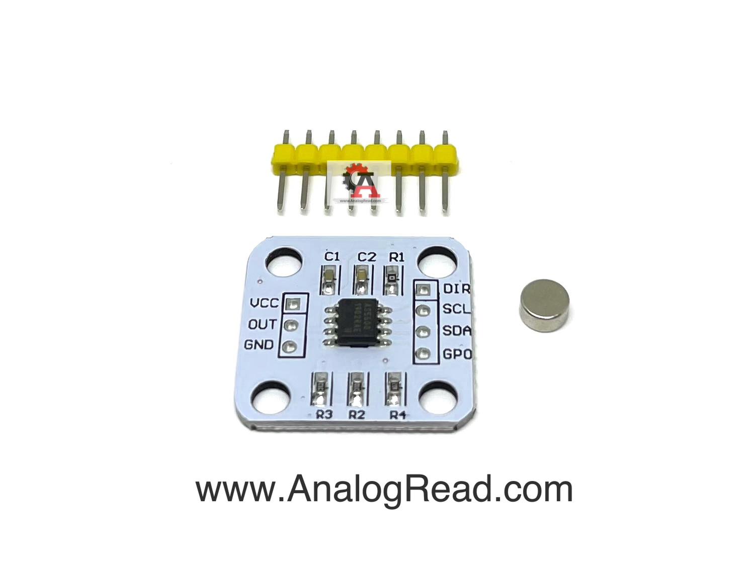 AS5600 Magnetic Encoder 12 Bit เซนเซอร์ตรวจับมุมแบบไม่สัมผัส สต็อกไทยส่งไว