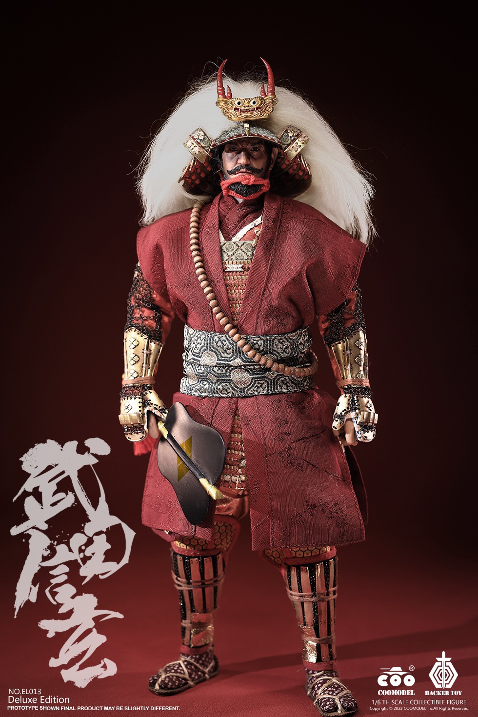 COOMODEL EL013 1/6 EMPIRE LENGEDS - TAKEDA SHINGEN, THE TIGER OF KAI (EXCLUSIVE COPPER VERSION)