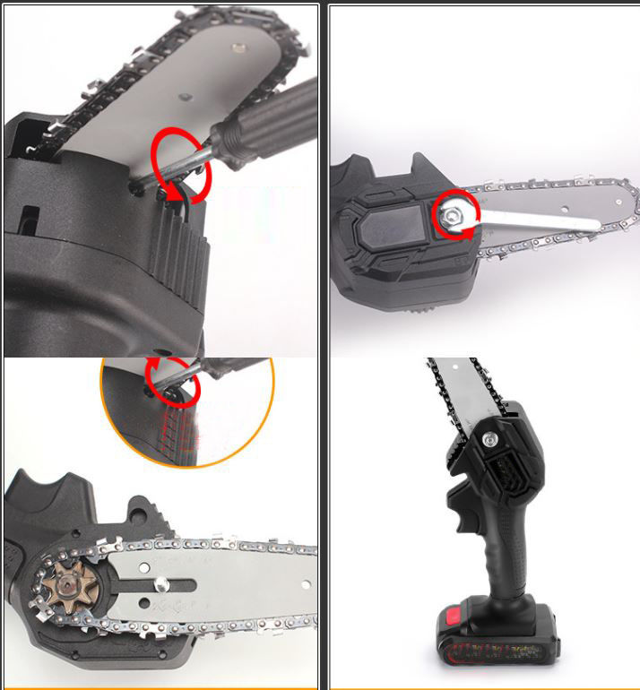 EC10 เลื่อยโซ่ไฟฟ้า 4 นิ้ว 21V น้ำหนักเบา ใช้งานง่าย สะดวกปลอดภัย