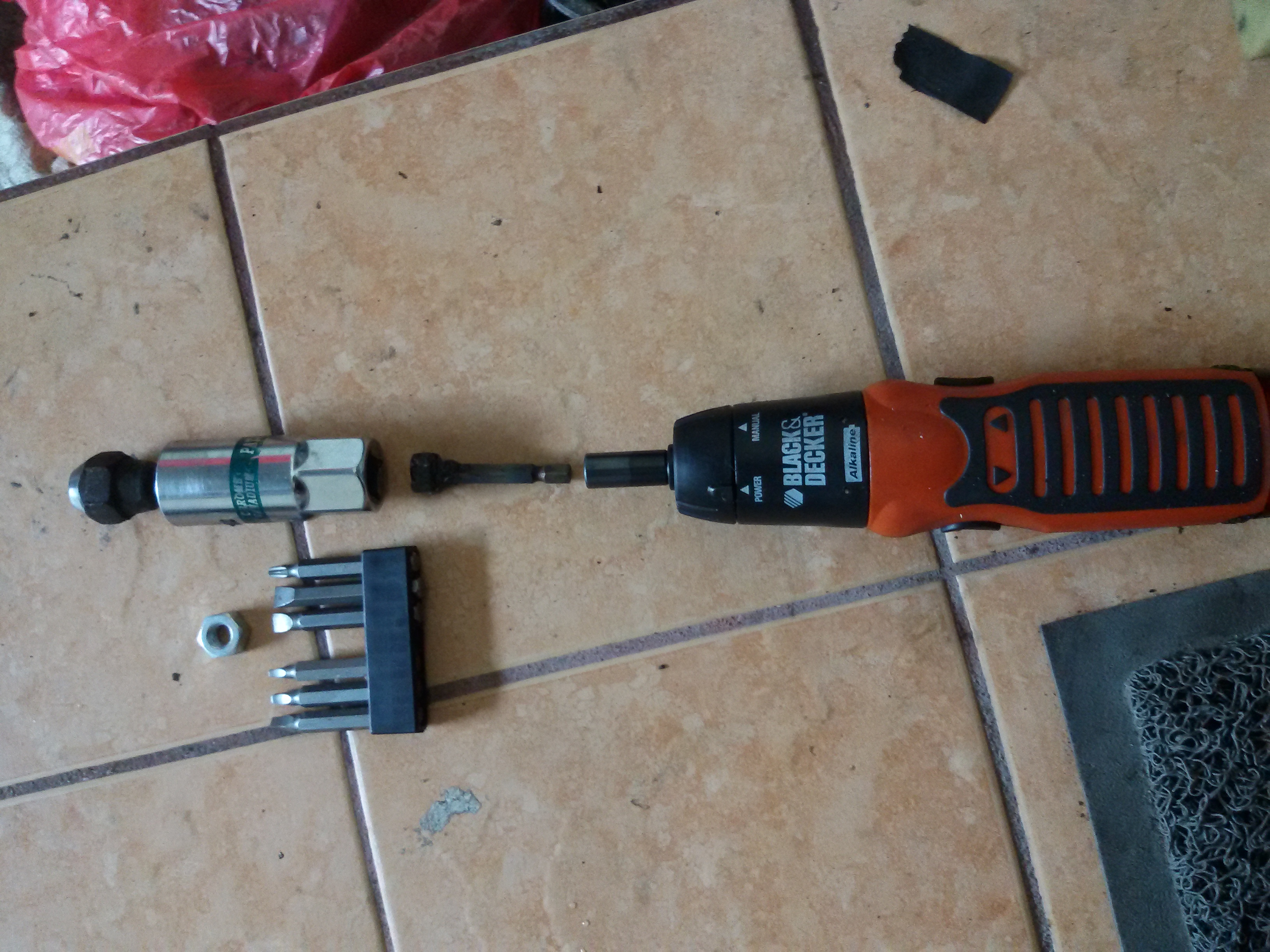 AD01 ข้อต่อไขควงแกนหกเหลี่ยม 1/4 เข้ากับลูกบล็อค ยกชุด 3 ขนาด สำหรับบล็อค 1/4 นิ้ว , 3/8 นิ้ว, 1/4 นิ้ว