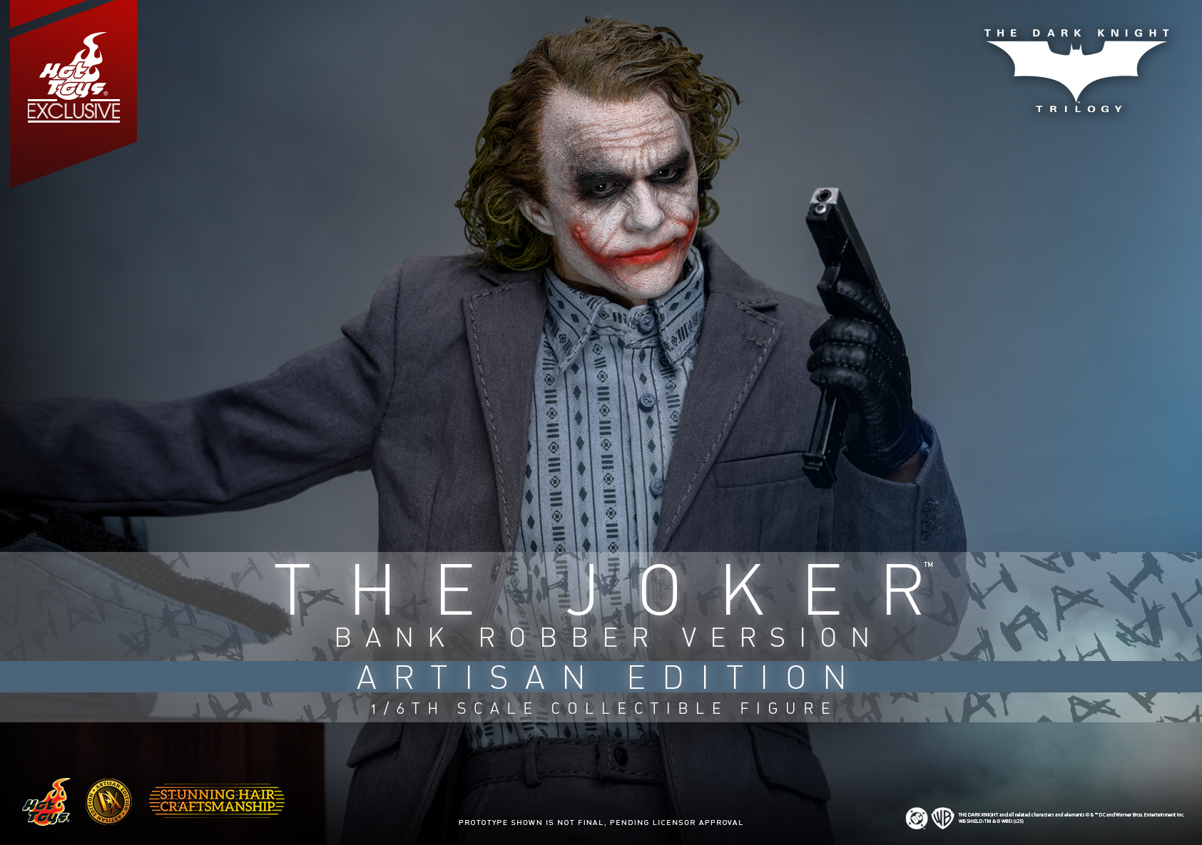 Hot Toys DX51AE The Dark Knight Trilogy - The Joker (Bank Robber Version) (Artisan Edition) [Hot Toys Exclusive]