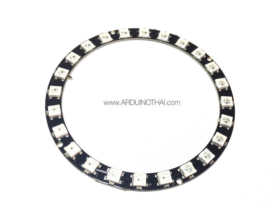 24xWS2812 5050 RGB LED RING(วงแหวน RGB LED 24ดวง)