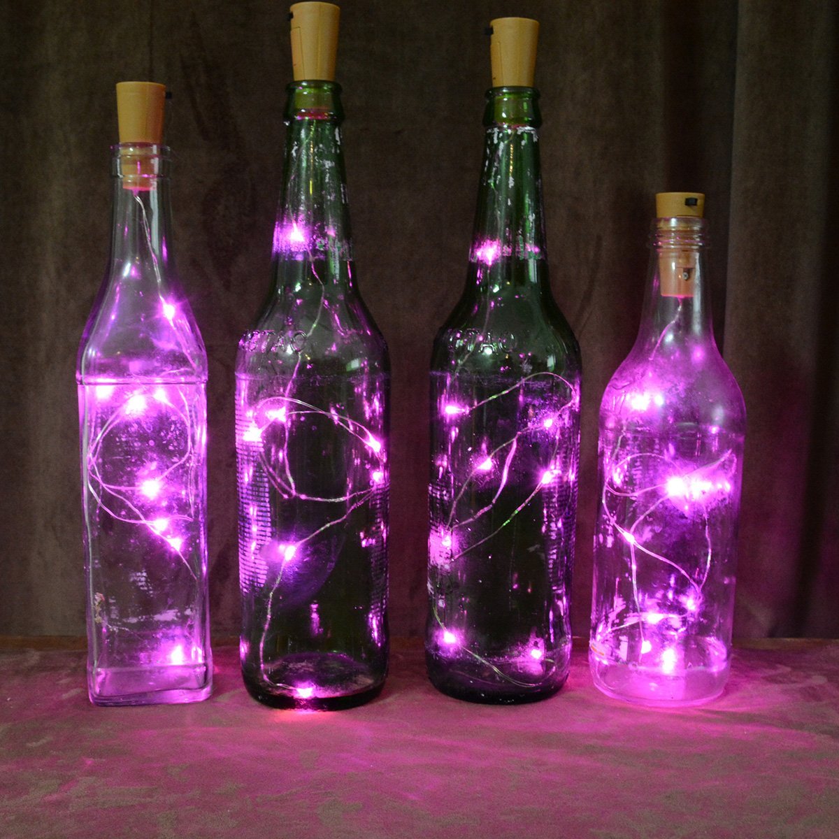 ไฟ LED เส้น ประดับขวด DIY แบบจุกก๊อก ยาว 2 เมตร