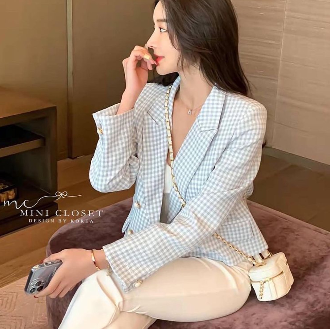 Blazer เบลเซอร์ลายสก๊อต