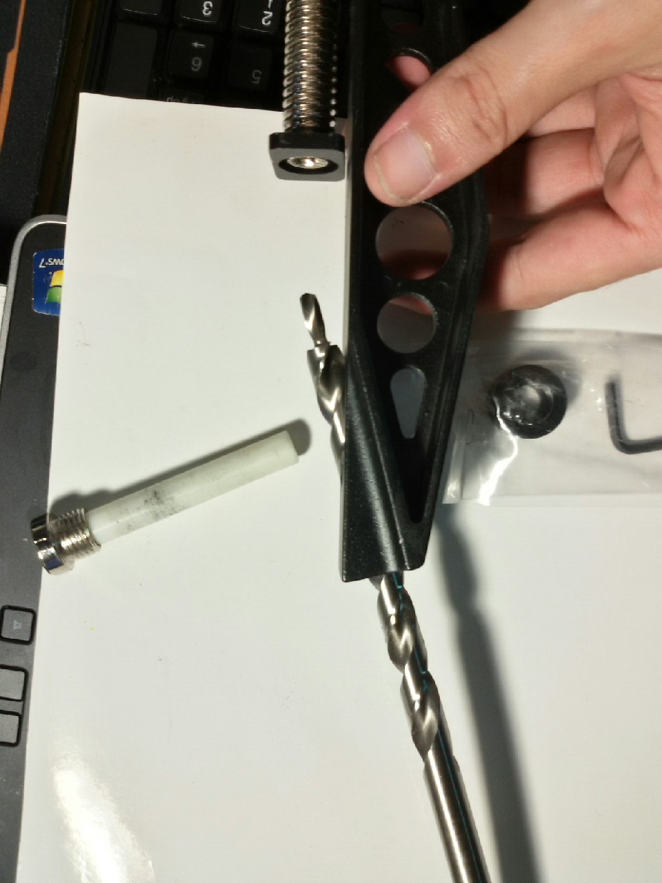 G05 จิ๊กเจาะเอียง อลูมิเนียม แบบเดี่ยว สำหรับงานประกอบไม้ เฟอนิเจอร์