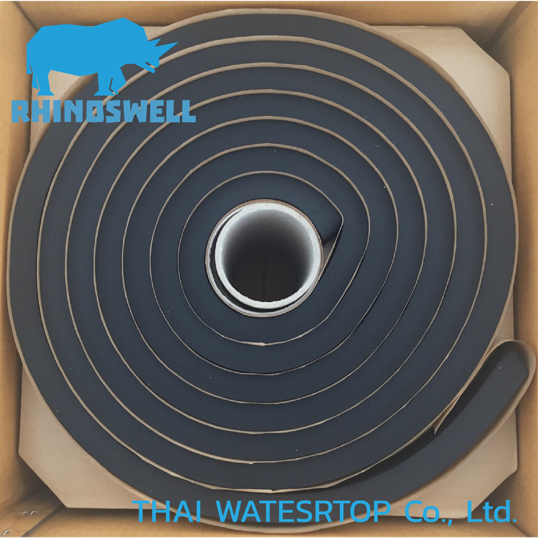 V2015 RHINOSWELL ยางบวมน้ำ (PVC Waterstop Swelling Type) (42 เมตร)
