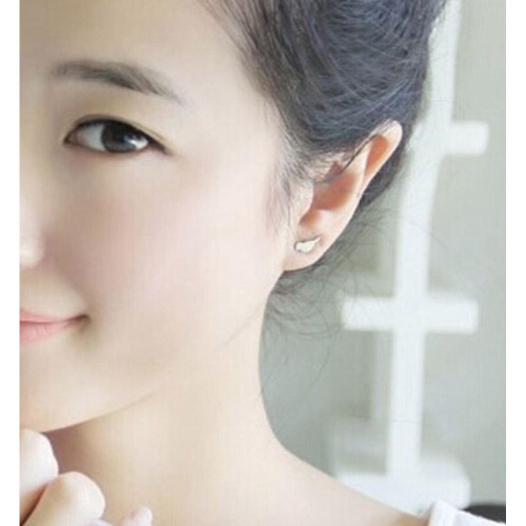 ต่างหูสำหรับผิวแพ้ง่าย เงินแท้ 92.5% ต่างหูนกน้อย _ES013