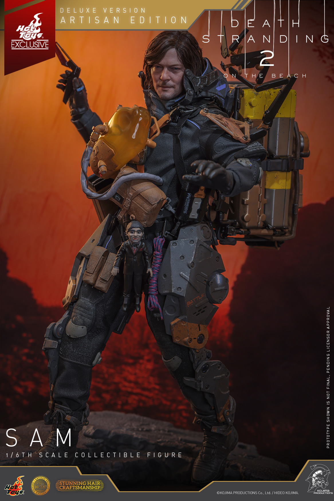 Hot Toys VGM77AE Death Stranding 2: On the Beach - Sam (Artisan Edition Deluxe Version) [Hot Toys Exclusive]