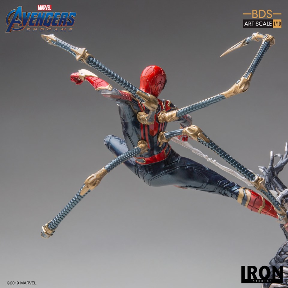 Iron Studios BDS Art Scale 1/10 Avengers: Endgame - Iron Spider Vs Outrider
