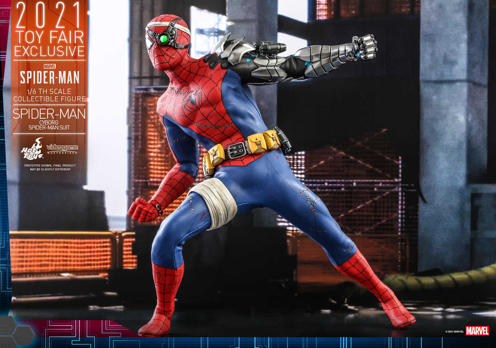 Hot Toys VGM51 1/6 Marvel's Spider-Man - Spider-Man (Cyborg Spider-Man Suit) [Toy Fair Exclusive 2021]