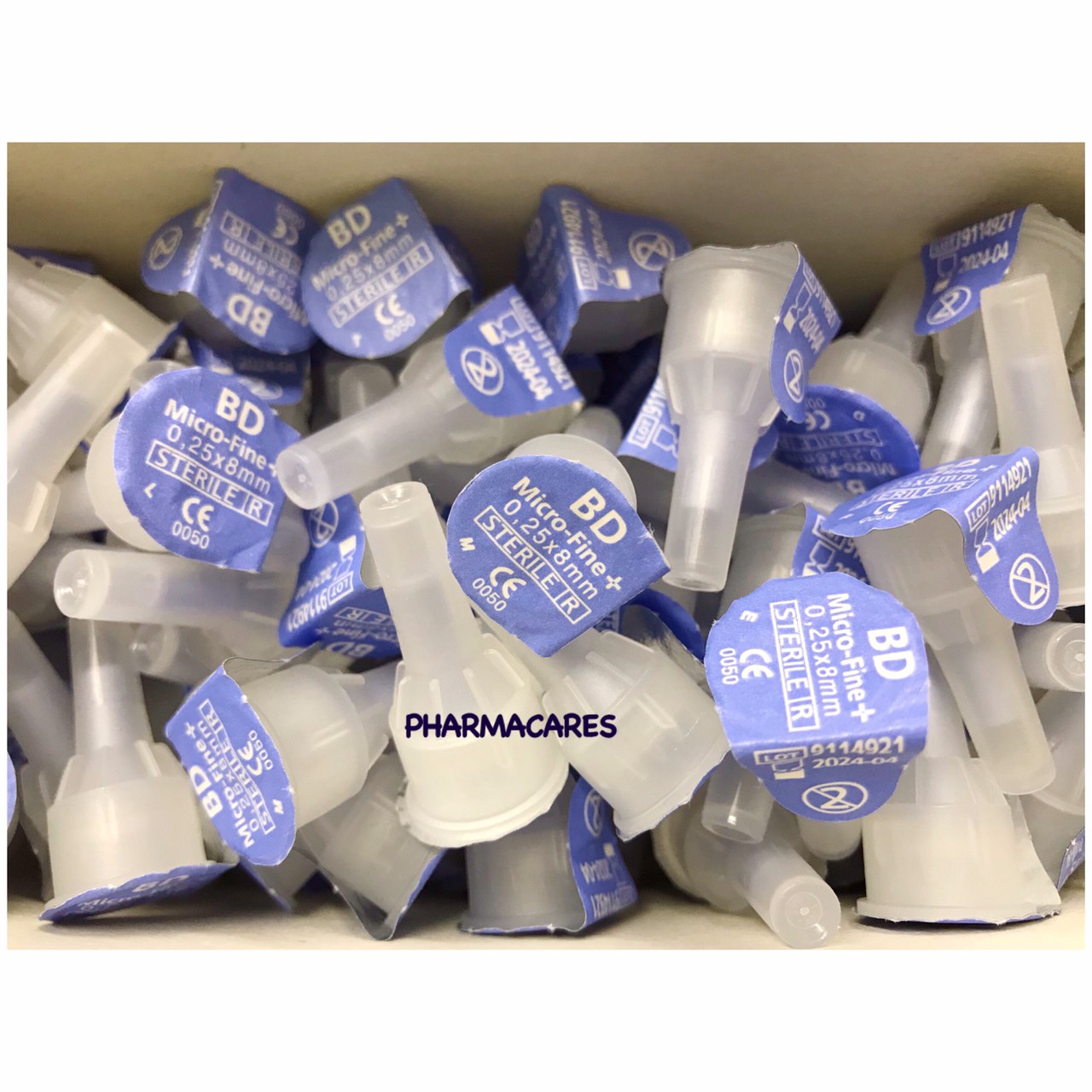 BD Micro-Fine 0.25mm 31Gx 8mm. กล่อง 100 ชิ้น กล่องฟ้า ส่งฟรี