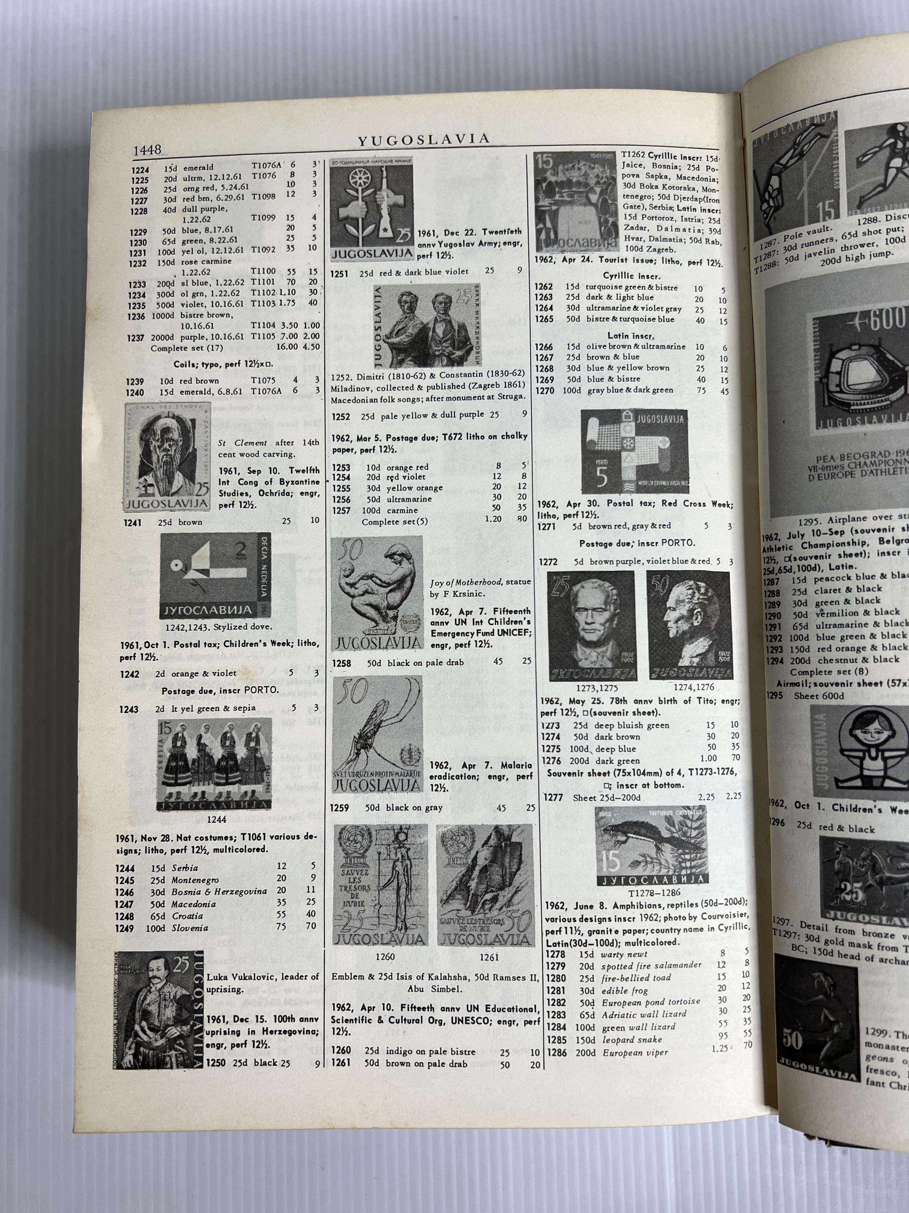 Minkus New World-Wide Stamp Catalog - 1966 Edition: Volumes One and Two George A. (Ed. ) Tlamsa January 1, 1965 90-99% Hardcover