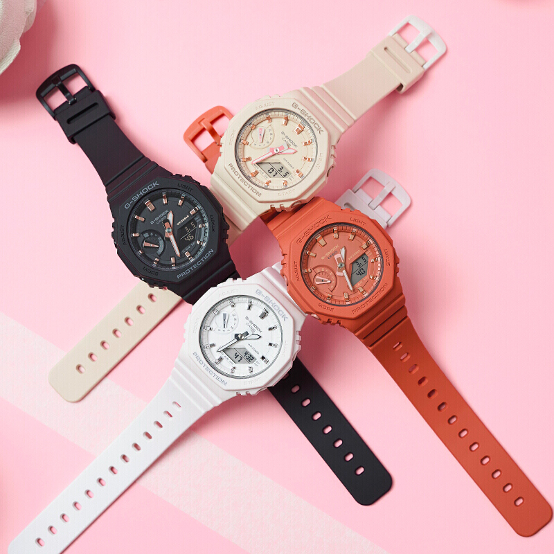 Casio G-Shock Mini นาฬิกาข้อมือผู้หญิง สายเรซิ่น รุ่น GMA-S2100 (GMA-S2100-1A,GMA-S2100-4A,GMA-S2100-4A2,GMA-S2100-7A)