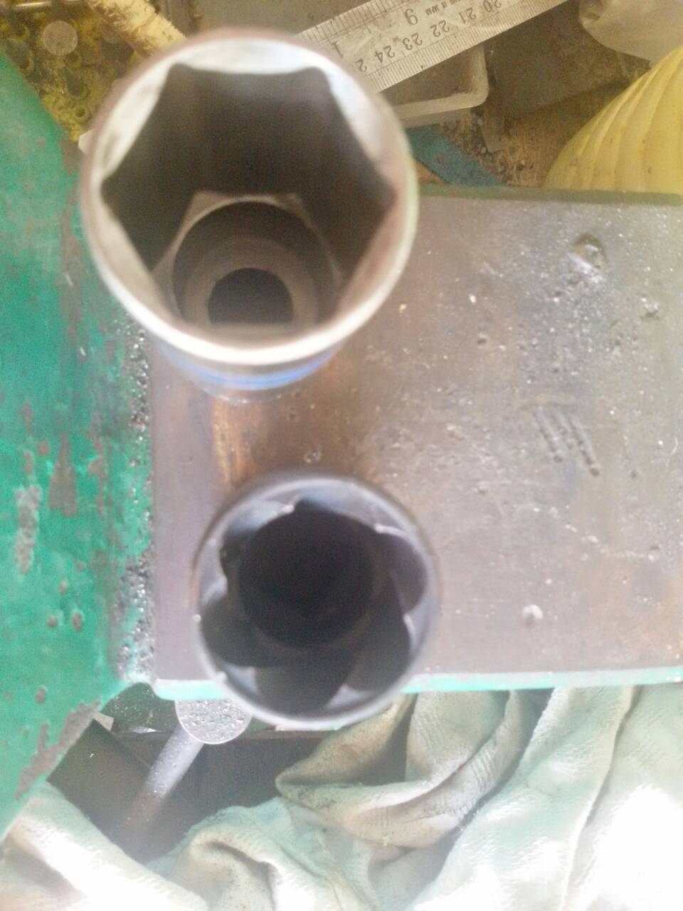 SX12 ชุดบล็อก 1/2 ถอดน้อตหัวเสีย หัวรุด น็อตล้อเสีย เบอร์ 17-32 ชุด 6 ชิ้น คุณภาพสูง