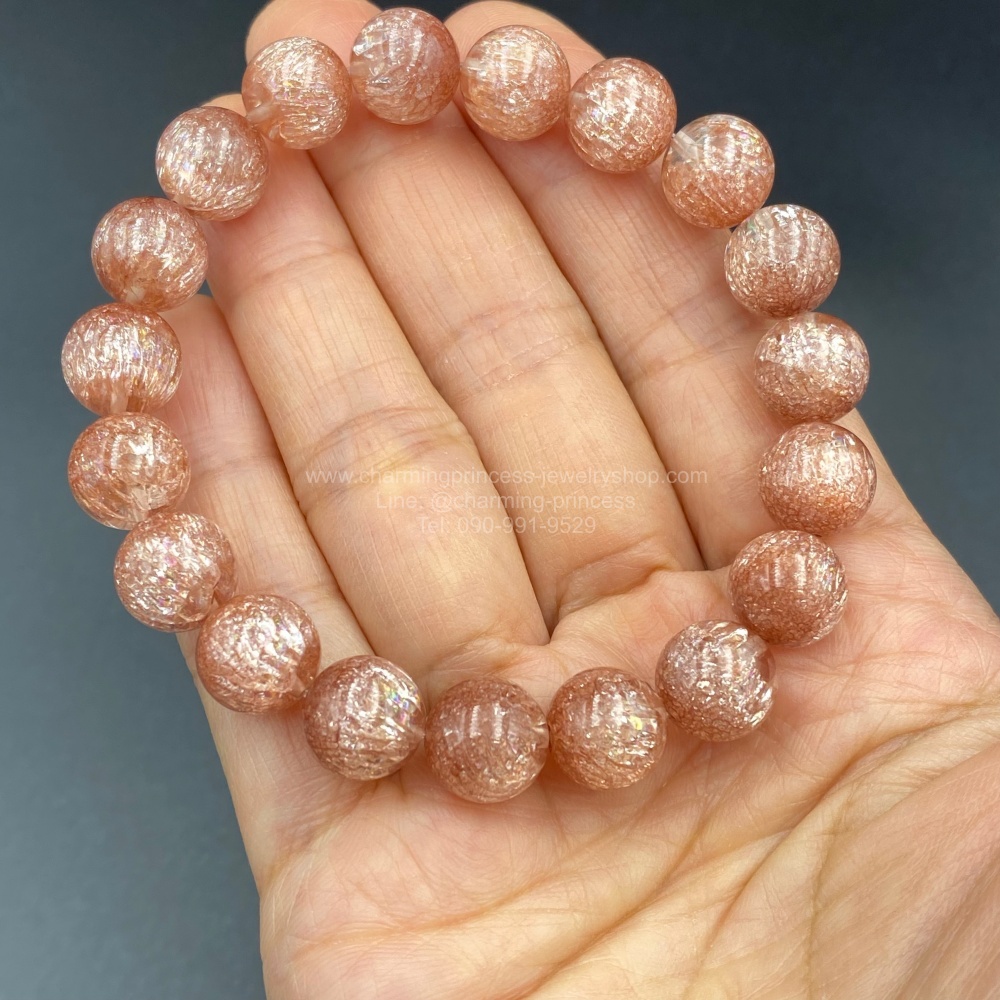 Tangerine Quartz แทนเจอรีนควอตซ์ 10 mm หินสำหรับการแสวงหาความสามารถใหม่ ๆ ที่จะเปลี่ยนแปลงบางส่วนของชีวิตของเรา