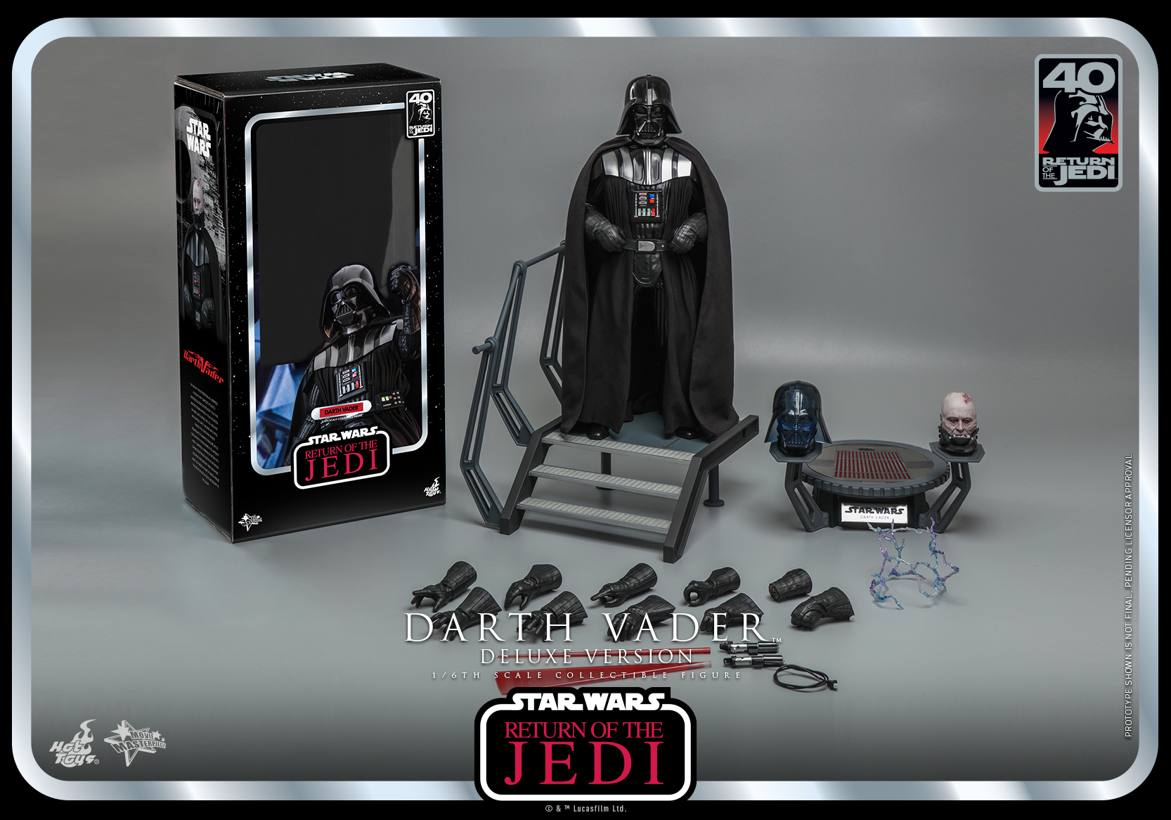 Hot Toys MMS700 1/6 Star Wars Episode VI: Return of the Jedi ™ - Darth Vader™ (Deluxe Version)