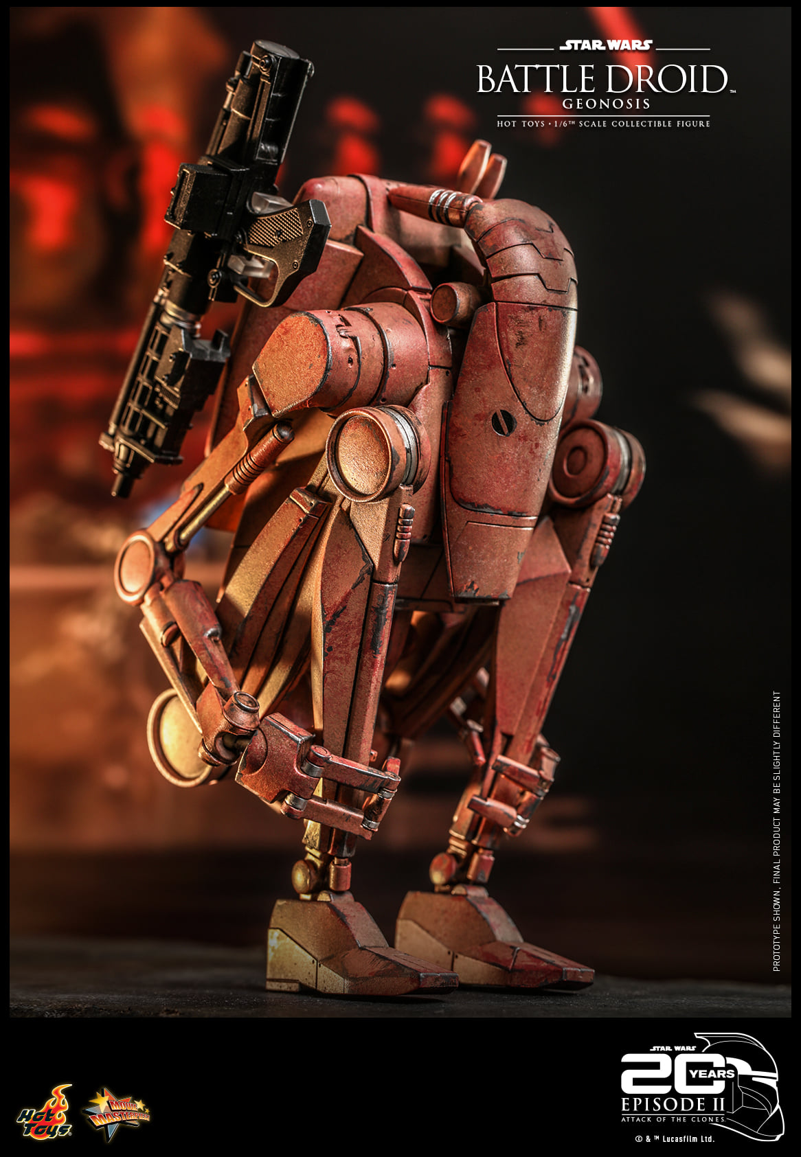 Hot Toys MMS649 1/6 Star Wars Episode II: Attack of the Clones™ - Battle Droid™ (Geonosis)