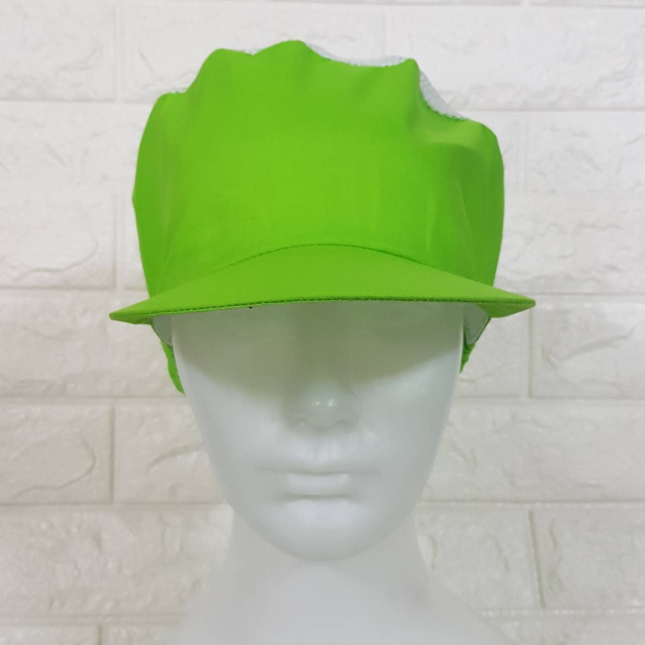 จำนวน 100 ใบ หมวกคลุมผมตาข่ายบน หมวกแม่ครัว หมวกพ่อครัว หมวกทำอาหาร หมวกโรงงาน หมวกพนักงานฝ่ายผลิต หมวกอุตสาหกรรม หมวกคลุมผมชาย-หญิง