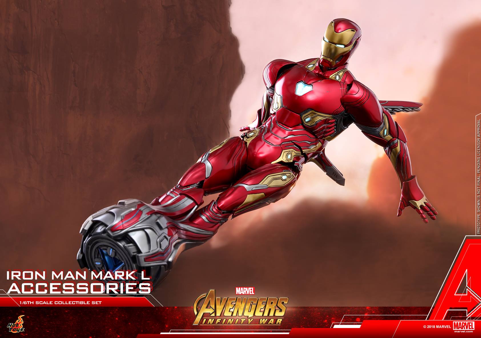 Hot Toys ACS004 AVENGERS: INFINITY WAR - IRON MAN MARK L (ACCESSORIES)