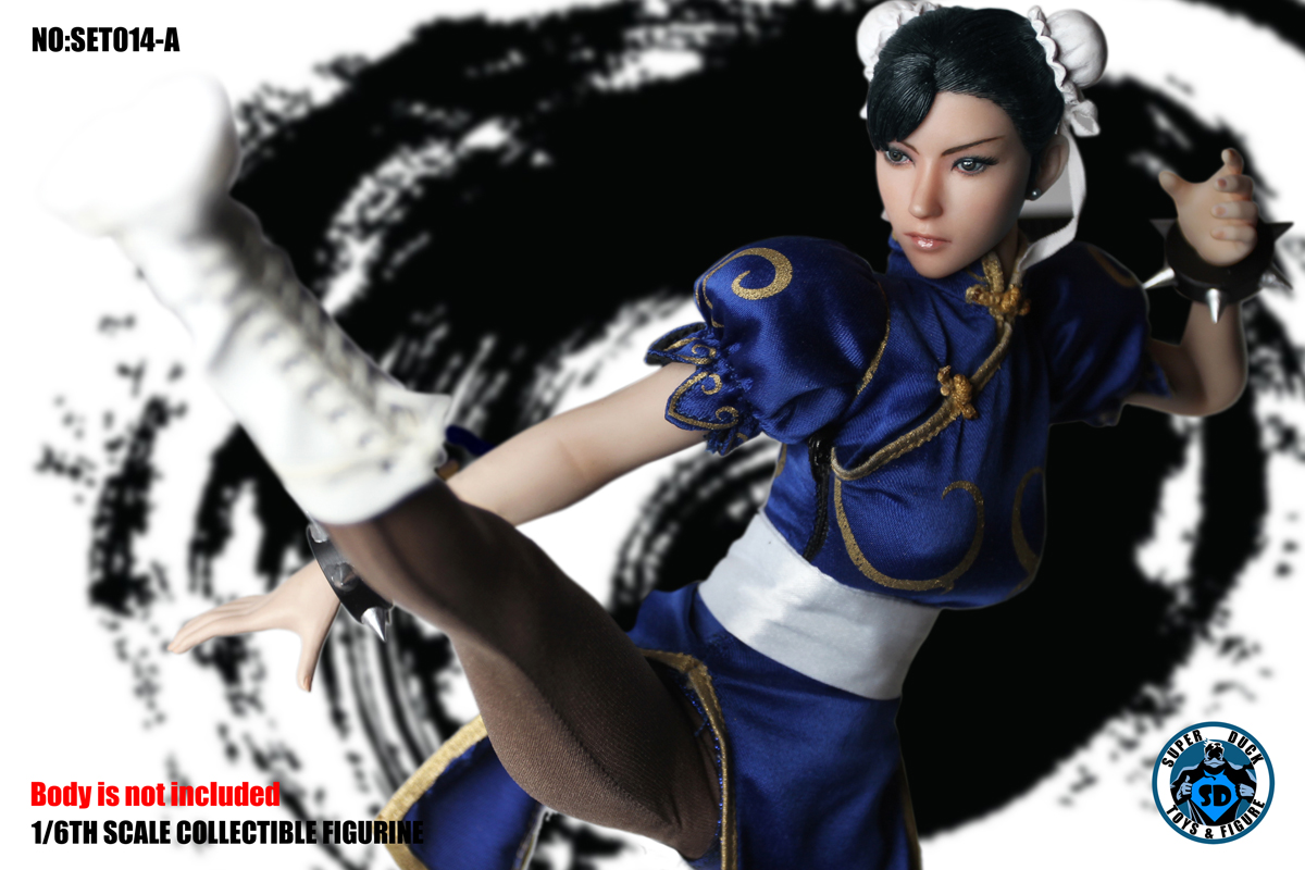 SUPER DUCK SET014-A 1/6 Cosplay China Fighting Goddess (Blue)