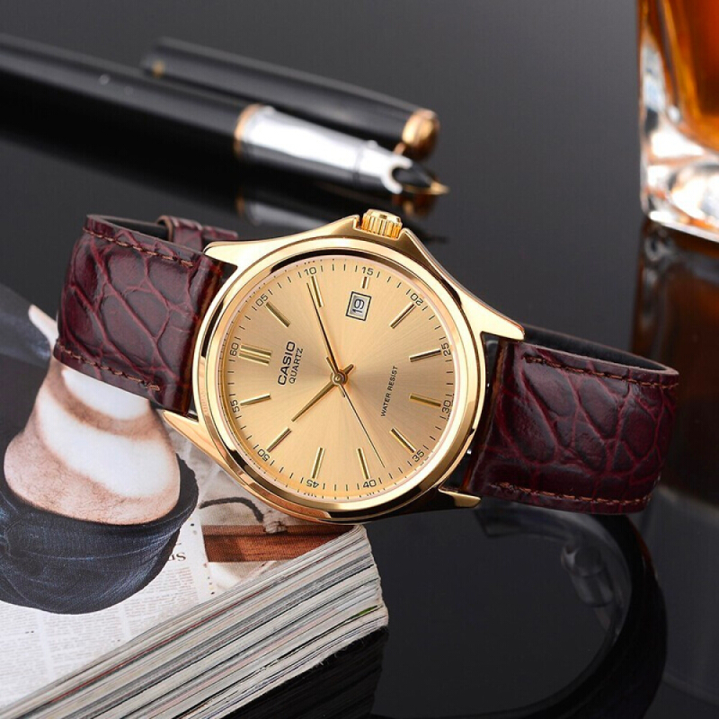 นาฬิกาข้อมือ Casio Gentlemen Watch Leather Band รุ่น MTP-1183Q MTP-1183Q-7A MTP-1183Q-9A