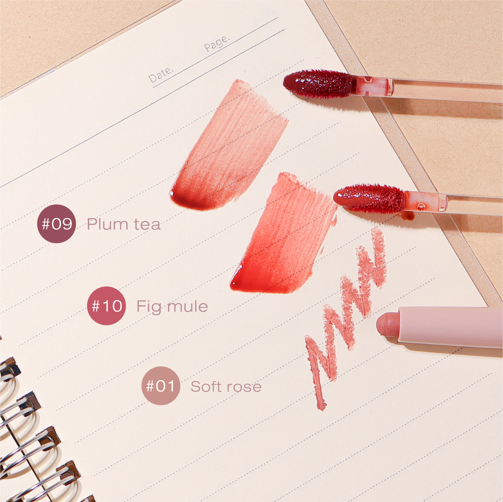 MUDE GLACE LIP TINT SPECIAL SET (แถมลิปไลน์เนอร์)