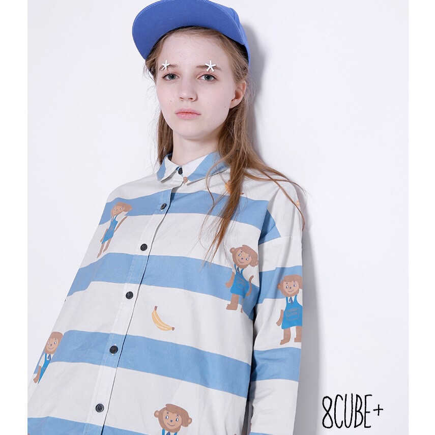 ต้อนรับปีลิงด้วยเสื้อเชิ๊ตพิมพ์ลายลิง น่ารักสดใส ผ้าเนื้อเย็นใสสบาย สวยเก๋ดูมีเอกลักษณ์