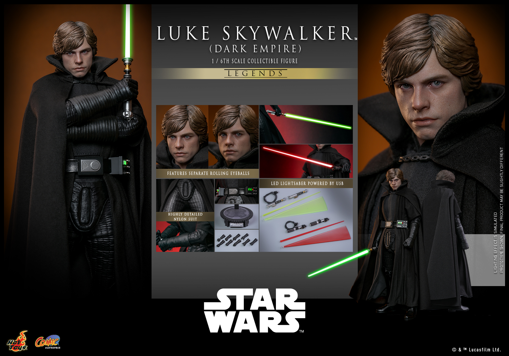 Hot Toys CMS019 Star Wars: Dark Empire™ - Luke Skywalker™ (Dark Empire)