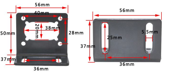 MO19 ฐานยึดมอเตอร์เกียร์ รุ่น 5840-31ZY*** ไม่รวมมอเตอร์
