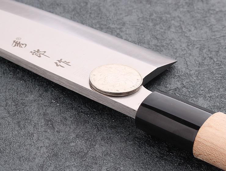 KN01 มีดแล่ปลาสเตนเลส ทำครัว (Deba) ขนาด 8 นิ้ว คุณภาพสูง Japan คมสุดๆ