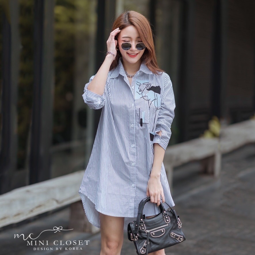 เดรสเชิ้ต เดรสทรงเชิ้ต