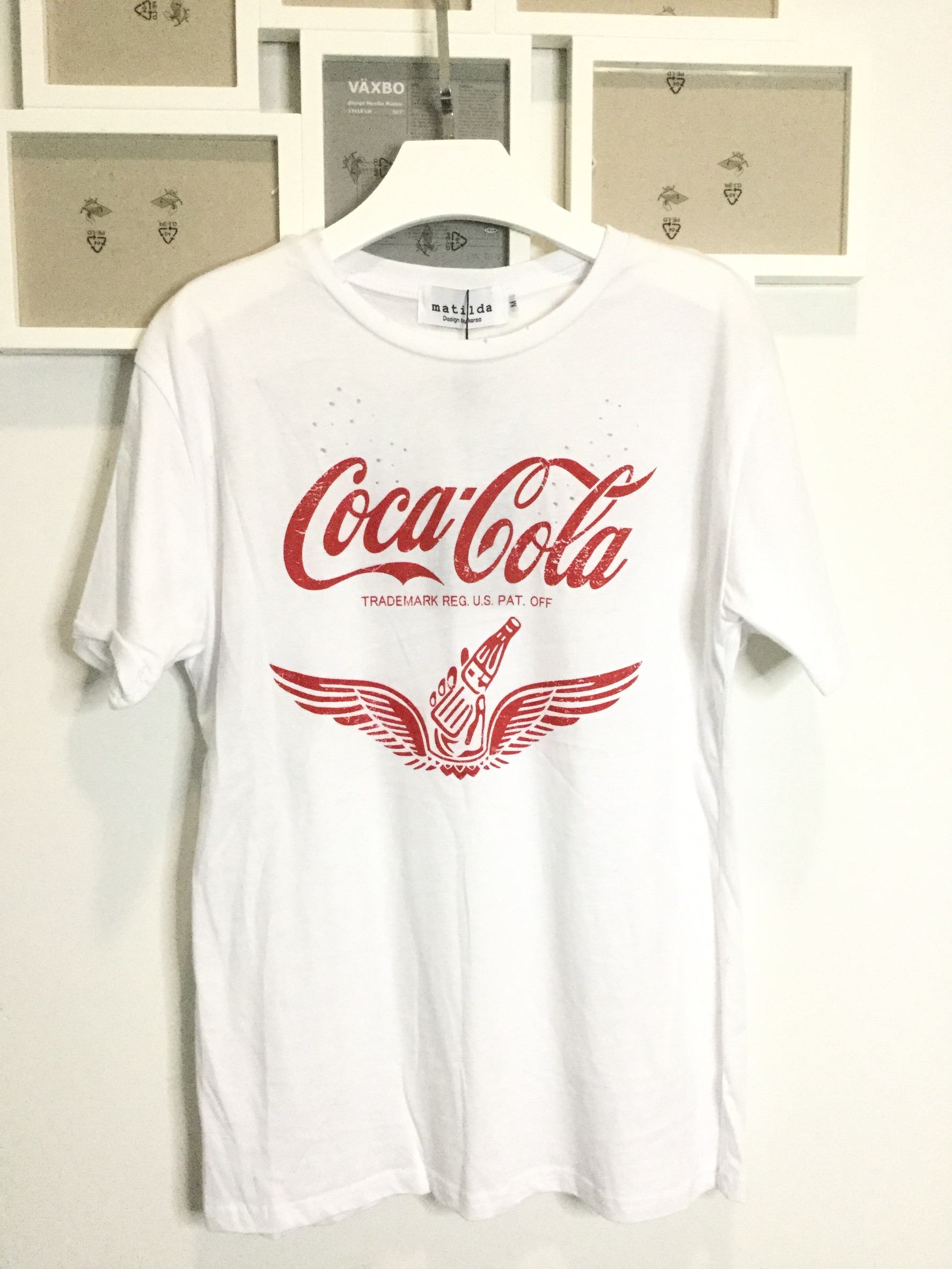 เสื้อยืดโค้กCoca Cola แต่งขาดๆเซอร์ๆ