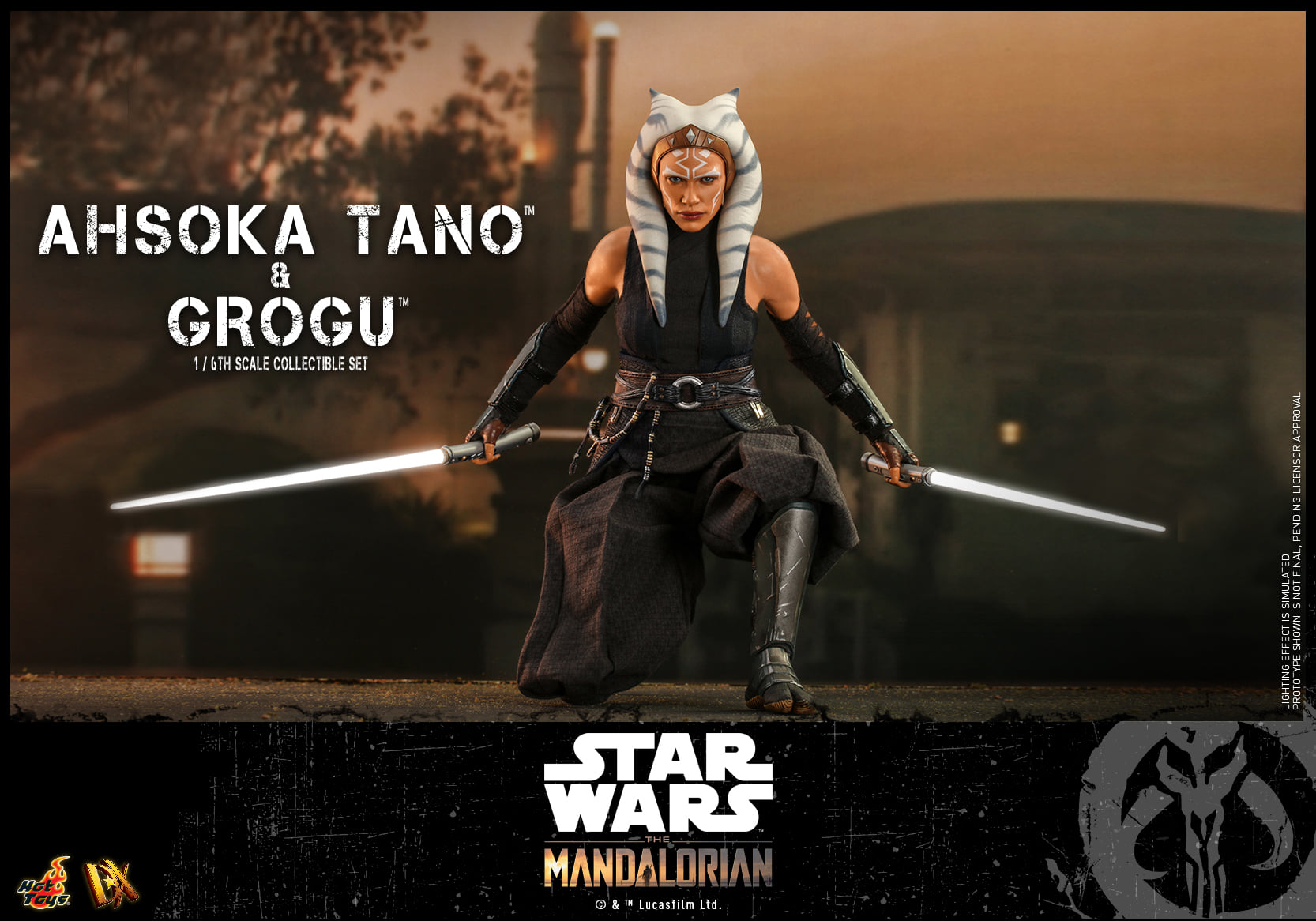 Hot Toys DX21 1/6 Star Wars™: The Mandalorian™ - Ahsoka Tano & Grogu™