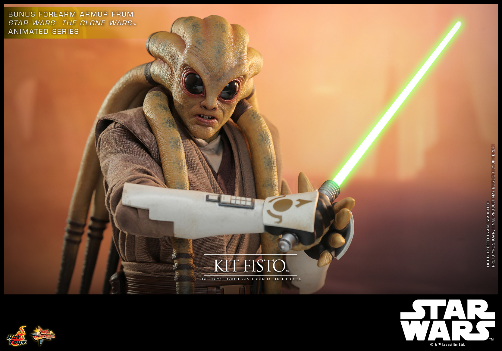Hot Toys MMS751 Star War Episode III: Revenge of the Sith - Kit Fisto