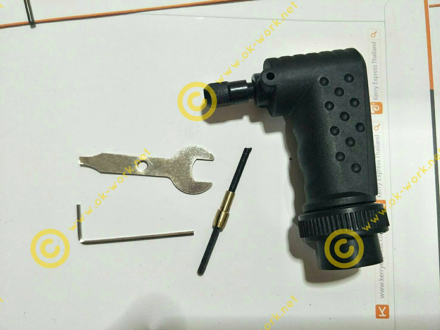 AD24 ข้อต่อ90 องศา สำหรับเครื่องจียรมินิ / Dremel